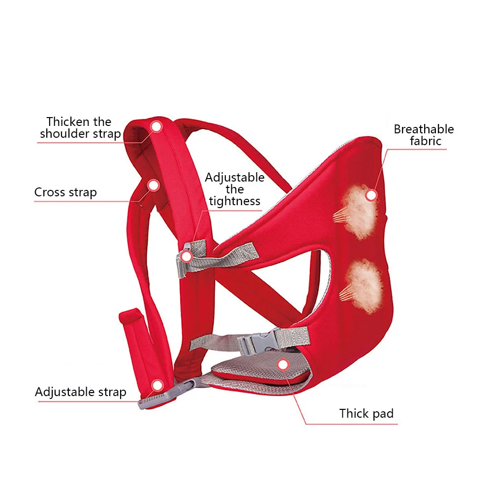 0-30 месяцев детская переноска эргономичный детский слинг рюкзак сумка обертывание фронтальная универсальная Детская сумка-кенгуру