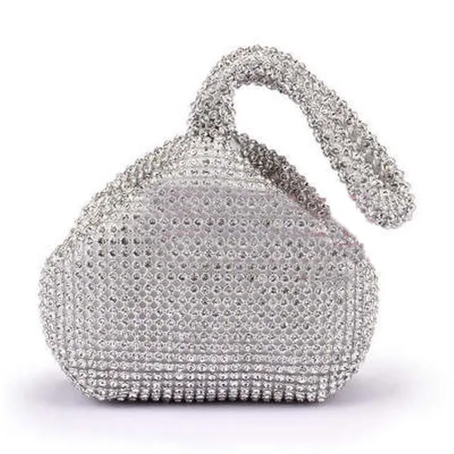 New Round Diamond Handbag Creative Design Triangular Party Bag New Round Diamond Handbag Creative Design Triangular Party Bag Las Dinner Hand Carry Packages Women S