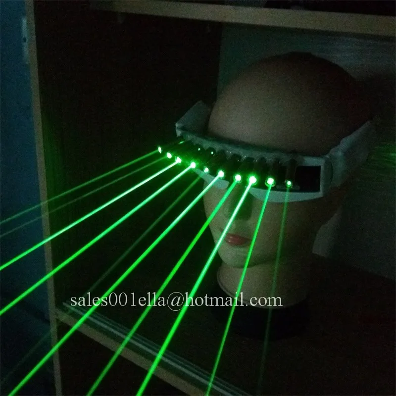 Green laserman luminous glasses08