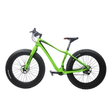 OG EVKIN Winter font b Carbon b font Fiber 26ER Snow Fat Complete Bike Cycling Mountain