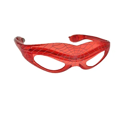 Распродажа Gafas Led Fashion Light Up Spidermen очки светящиеся игрушки светодиодные очки вечерние светящиеся мигающие подарки - Цвет: Красный