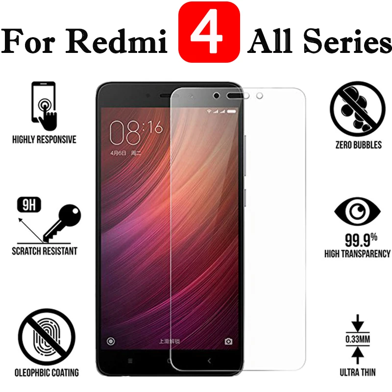 

For Xiaomi Redmi 4x protective glass note 4 a screen protector xaomi ksiomi redmi tempered film remi mi readmy a4 x4 note4x glas
