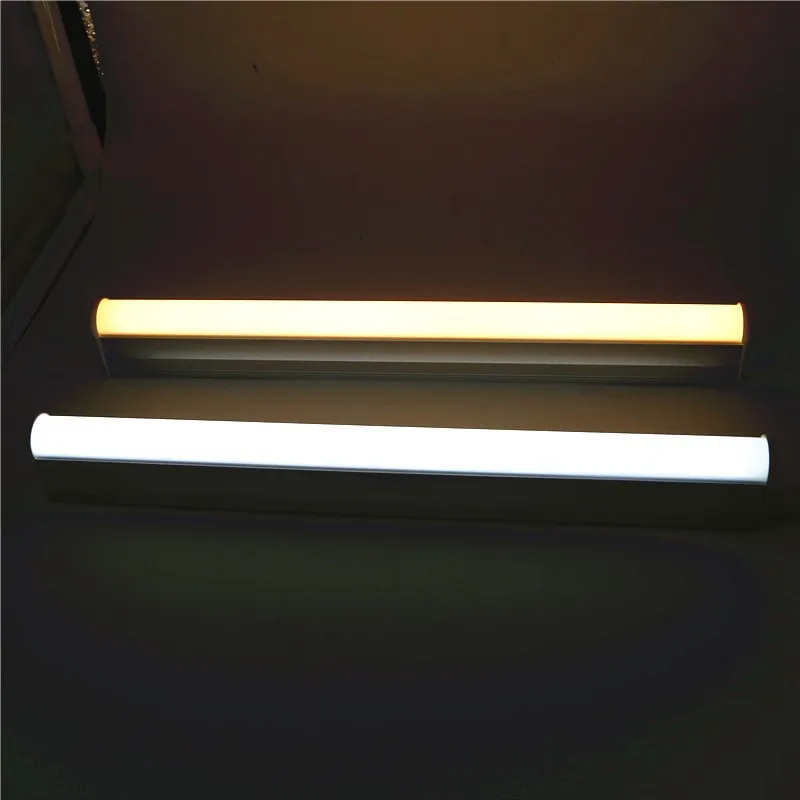 PVC-Plastic-LED-Tube-T5-Light-220V-230V-240V-30cm-6w-60cm-10w-LED-Fluorescent-Tube