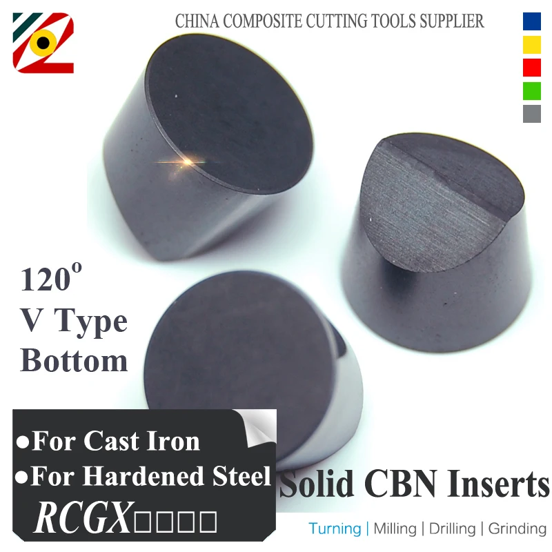 EDGEV твердая CBN вставка RCGX0606 RCGX0907 RCGX1207 RCGX1510 RCGX1910 RCMX RCGX роликовое кольцо супер