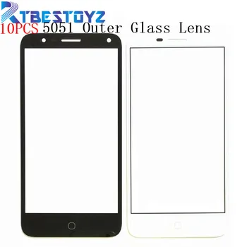

RTBESTOYZ 10PCS 5.0'' Front Outer Glass Lens For Alcatel One Touch POP4 Pop 4 OT 5051 5051D 5051J 5051M 5051X OT5051 Outer Glass