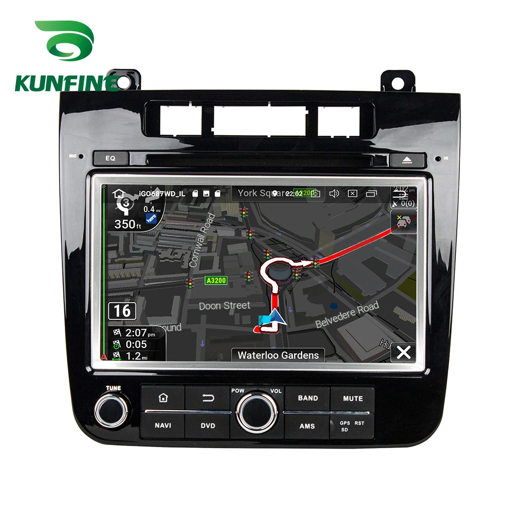 Android Car DVD GPS Navigation Multimedia Player Car Stereo For touareg 2012 (1)