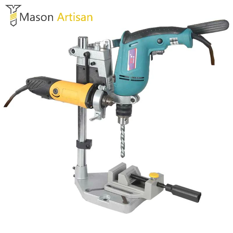 Portautensili Per Trapano Yeabett - Set 3 Ripiani Da Parete, Per 4 Trapani, Organizza Garage E Officina