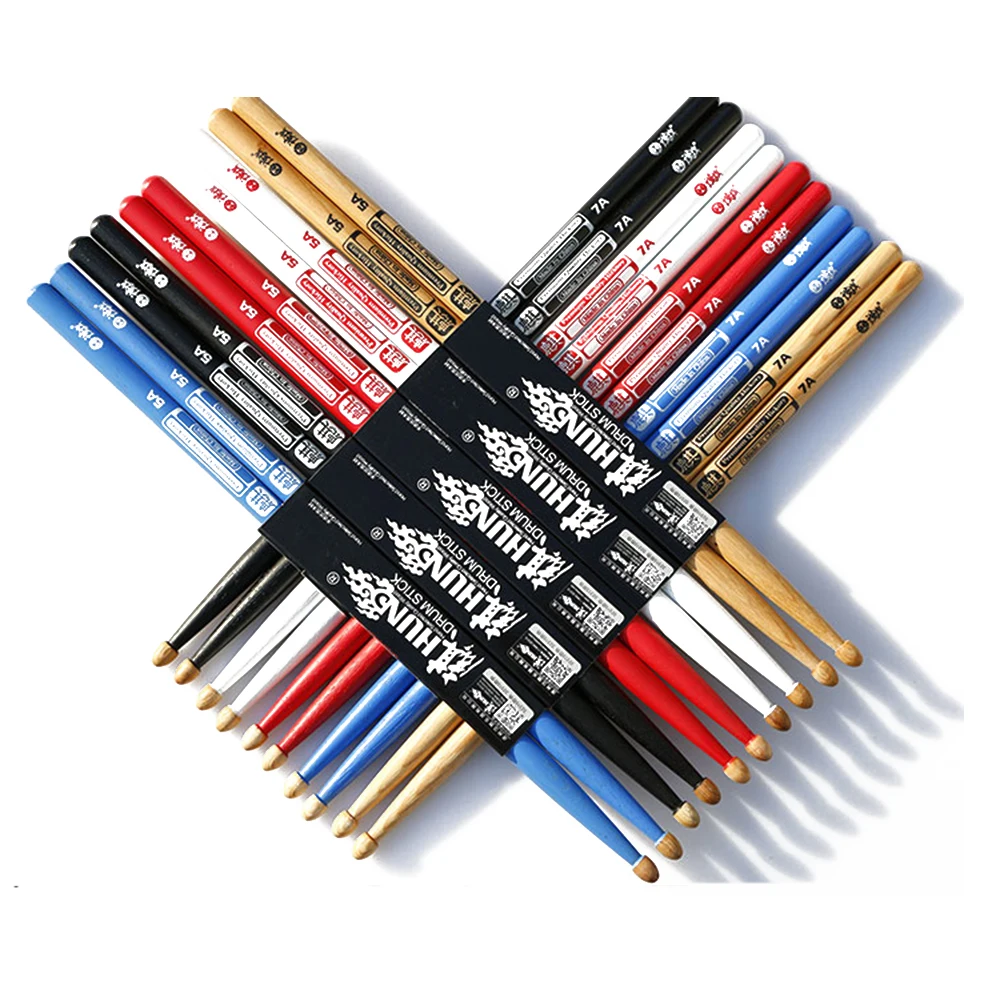 Ударные Палочки HUN высокое качество американский Hickory 7A 5A барабан для ударных