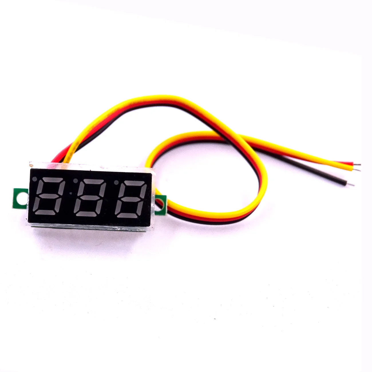 

10pcs New 0.28 inch 3 bibs Voltmeter Red Digital LED display volt Panel Voltage Meter with three wires DC0-100V