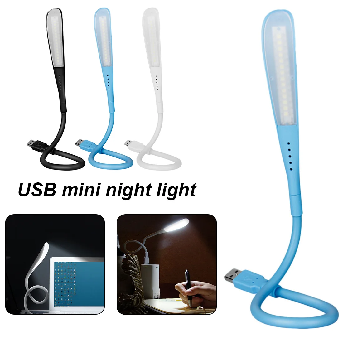 LED touch portable light Creative Flexible LED Touch USB Light USB