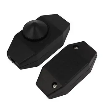 

AC 230V 3A Adjustable Desk Table Lamp Dimmable Dimmer Switch Black 2pcs