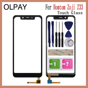 

OLPAY 5.85" Touch Screen For Homtom Zoji Z33 Touch Screen Digitizer Panel Front Glass Lens Sensor Tools Adhesive+Wipes