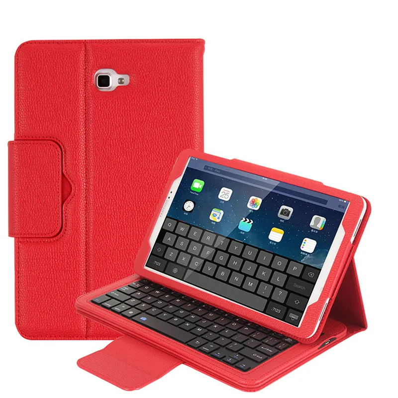 Чехол с Bluetooth-клавиатурой для Samsung Galaxy Tab A A6 10 1 дюйма 2016 SM T580 T585 съемная клавиатура
