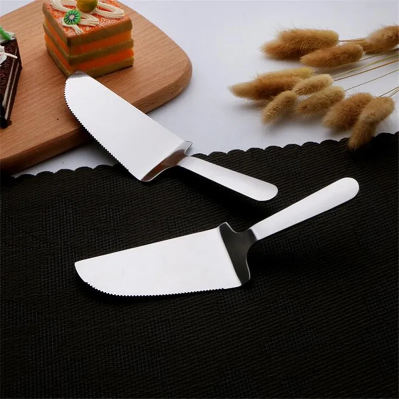 HOMETREE Pizza Stainless Steel Shovel Cutter Cake Spatulas Pie Pastry Butter Knife Kitchen Baking Tool Gadget Cooking Tools H138
