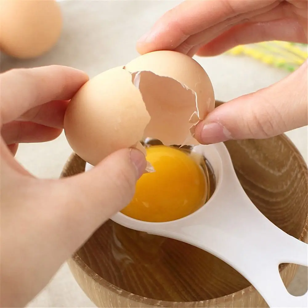 Fashion Household Plastic White Egg Yolk Seperator Separator Kitchen Cooking Gadget Sieve Tools White Egg Separator