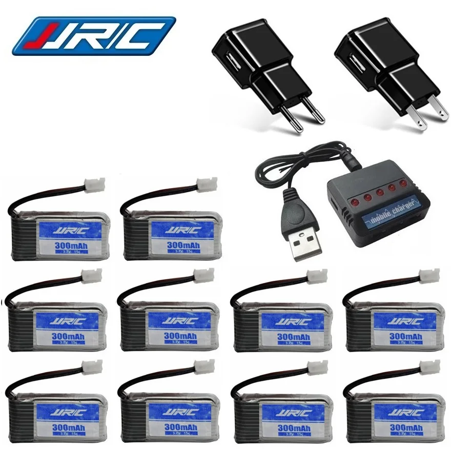 Оригинальный набор зарядного устройства JJRC H56 3 7 V 300mAh для T2G Drone батарея RC Quadcopter