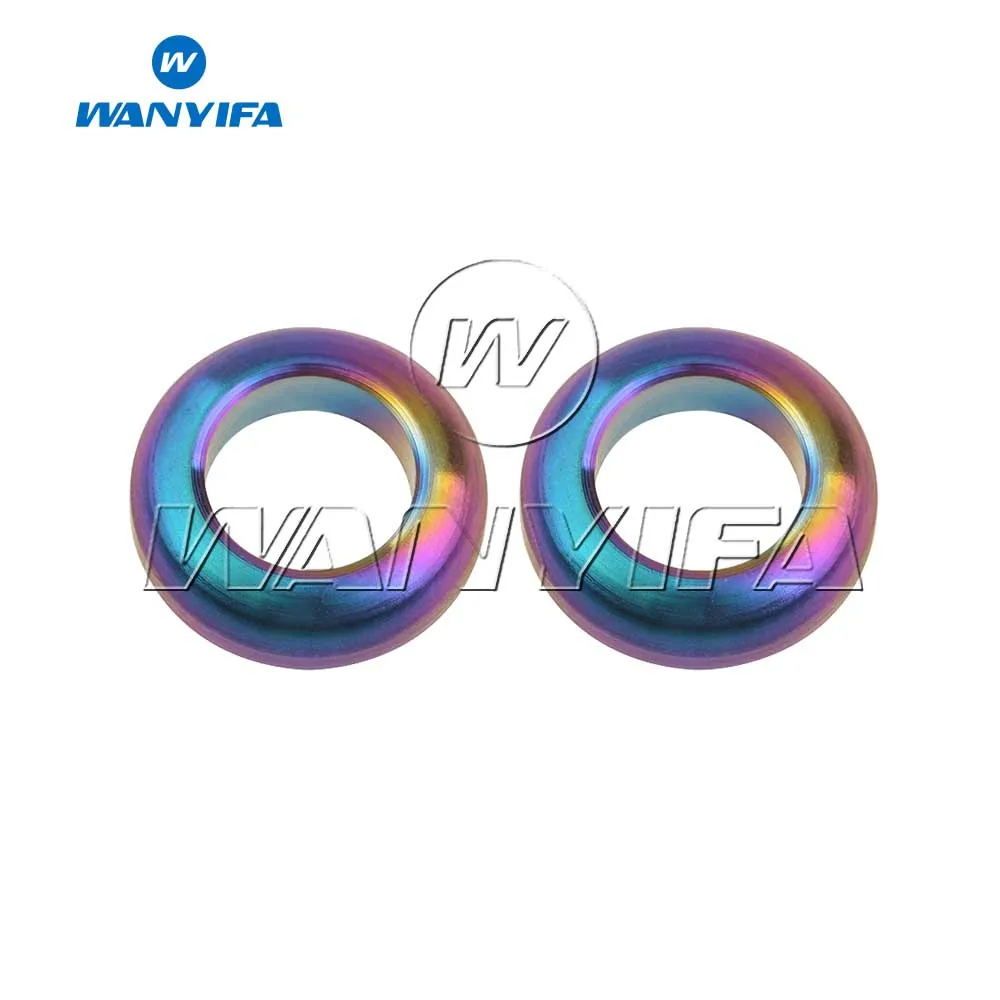

Wanyifa M6 Titanium Multiple Color Concave Washer Convex Washer Screw Bolts Pack of 2