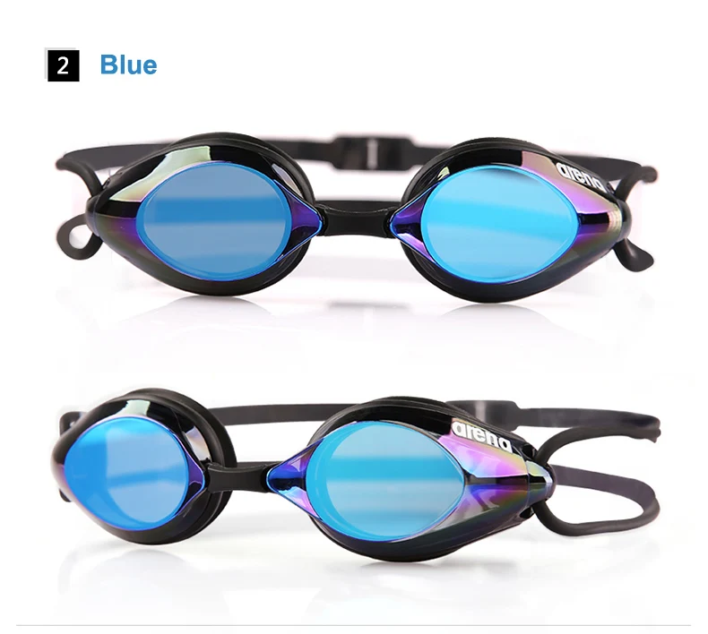 Arena Профессиональные противотуманные УФ очки для плавания для мужчин и женщин с покрытием водонепроницаемые очки для плавания AGL-1900E