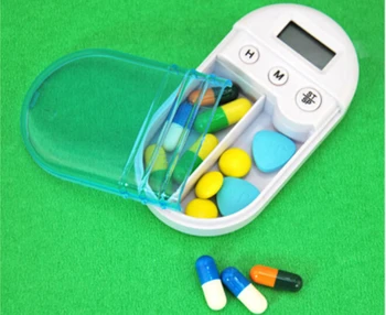 

Automatic Pill Box Timer Electronic Timing Pill Case Portable Outdoor Travel Medicine Box