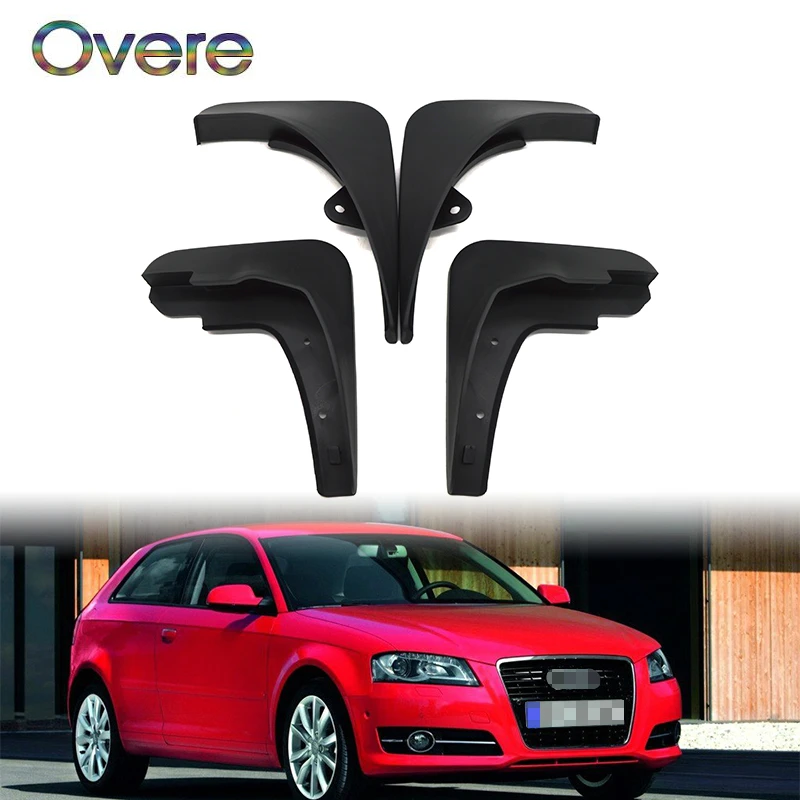 Overe автомобильные передние и задние брызговики для 2004 2005 2006 2007 2008 2009 2010 2011 2012 Audi A3