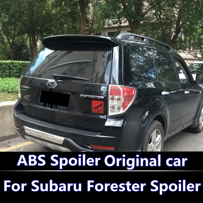 

For Forester Spoiler 2009-2012 ABS Material Car Rear Wing Primer Color Rear Spoiler Press the tail For Subaru Forester Spoiler