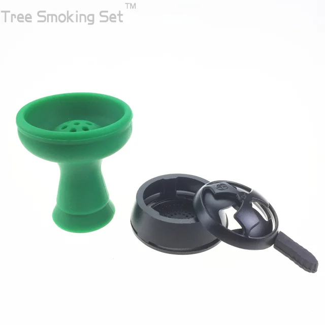 Buy Small silicone smoke bowl with black scrub kalou d