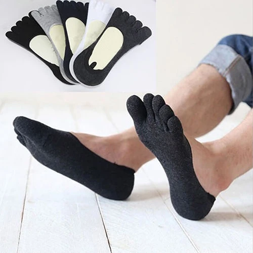 New Arrival 1Pair Men's Cotton Non slip Invisible Peds Socks Low Cut No