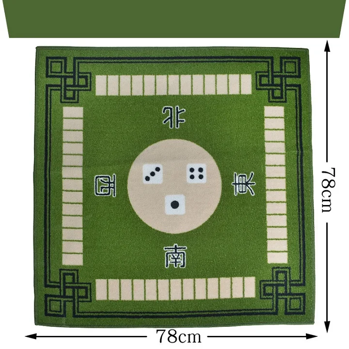 Высококачественный Настольный игровой коврик маджонг, бытовой многофункциональный коврик маджонг, утолщенный ковер маджонг, скатерти - Цвет: green
