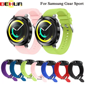 

20mm Watchband For Amazift Bip Strap for Garmin Vivoactive 3/ 645 Silicone Wrist Band Strap For Samsung Gear S2 Sport bracelet