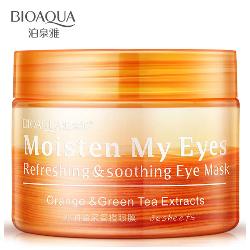 BIOAQUA Brand Skin Care Orange Refreshing Soothing Eye Mask Anti aging