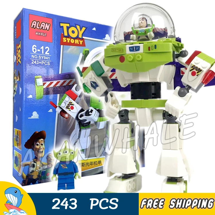 

243pcs Super Heroes Story 3 Construct a Buzz Lightyear Mech Robots SY941 Model Building Blocks Toy Bricks Compatible With Lego