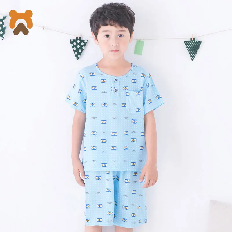 Buy Summer Boys Pajamas Sets Short Sleeve Cartoon