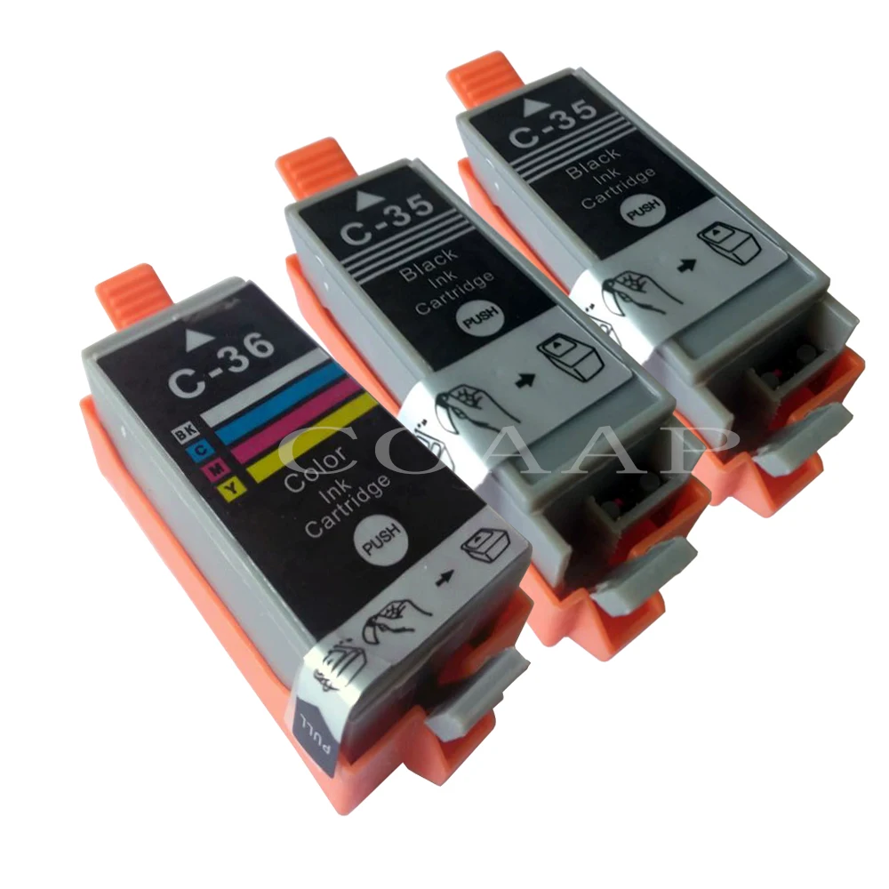 Чернильный картридж для принтера canon PGI 35 CLI 36 Pixma IP100 IP100B и mini260 mini320|Чернильные