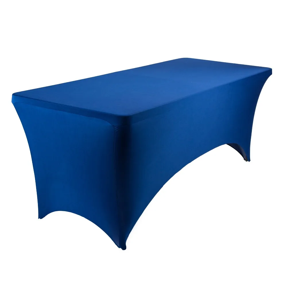 YRYIE Black White Stretch Bar Tablecloth Parties Spandex Lycra Table Cover Tight For Rectangular