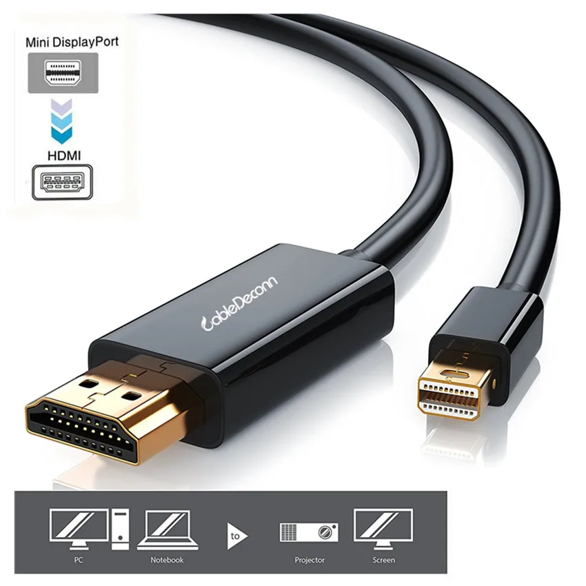 Mini DisplayPort to HDMI Cable 6ft for font b Macbook b font Pro for font b