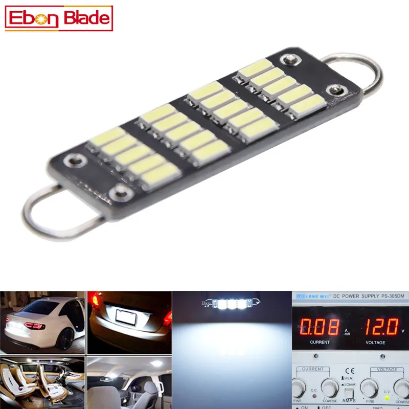 Светодиодный светильник Festoon C5W C10W супер яркий 44 мм 4014 SMD для салона автомобиля