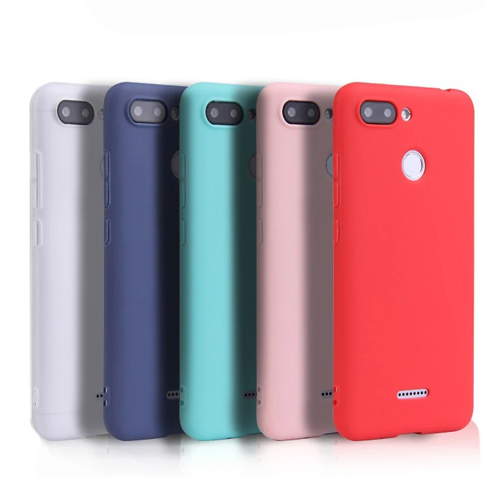 Матовый телефонный чехол карамельных цветов для Xiaomi Redmi 4X 6A 5 Plus 5A Note 6 Pro 4 простые