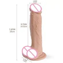 High Quality Lifelike Silicone Big Dildo Realistic Dick Premium Huge Dildo Penis With Strong Suction Cup Sex Toys For Women High Quality Lifelike Silicone Big Dildo Realistic Dick Premium Huge Dildo Penis With Strong Suction Cup Sex Toys For Women