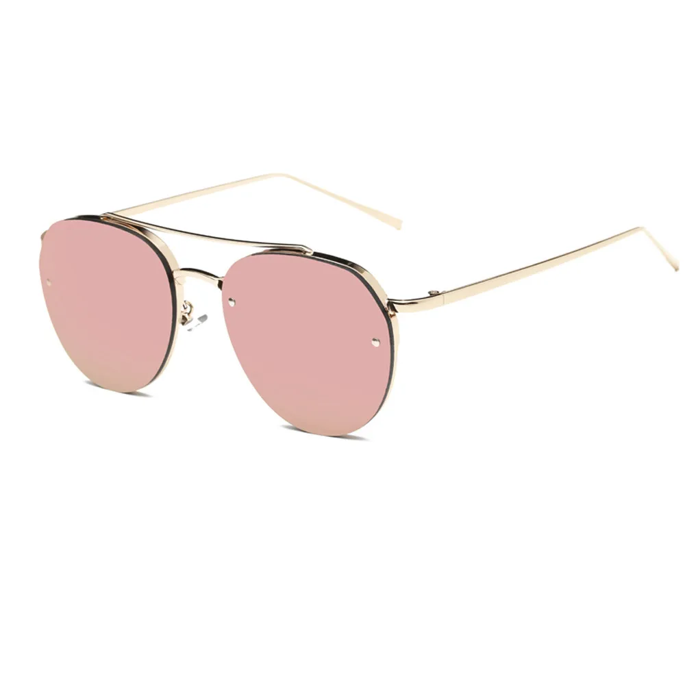6 цветов, модные круглые солнцезащитные очки, металлическая оправа, солнцезащитные очки для женщин, фирменный дизайн, классический тон, зеркальные ретро очки для мужчин