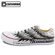 Wings Original Design Converse All Star Hand Painted Shoes Man Woman Sneakers Low Top Women Men Shoes Birthday Gifts