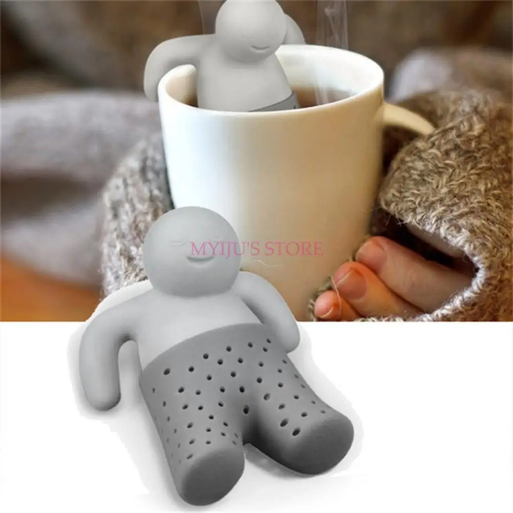 

500pcs 2016 Tea tool Interesting Life partner cute Mr Teapot Tea Infuser/Tea Strainer/Coffee & Tea Sets/silicone