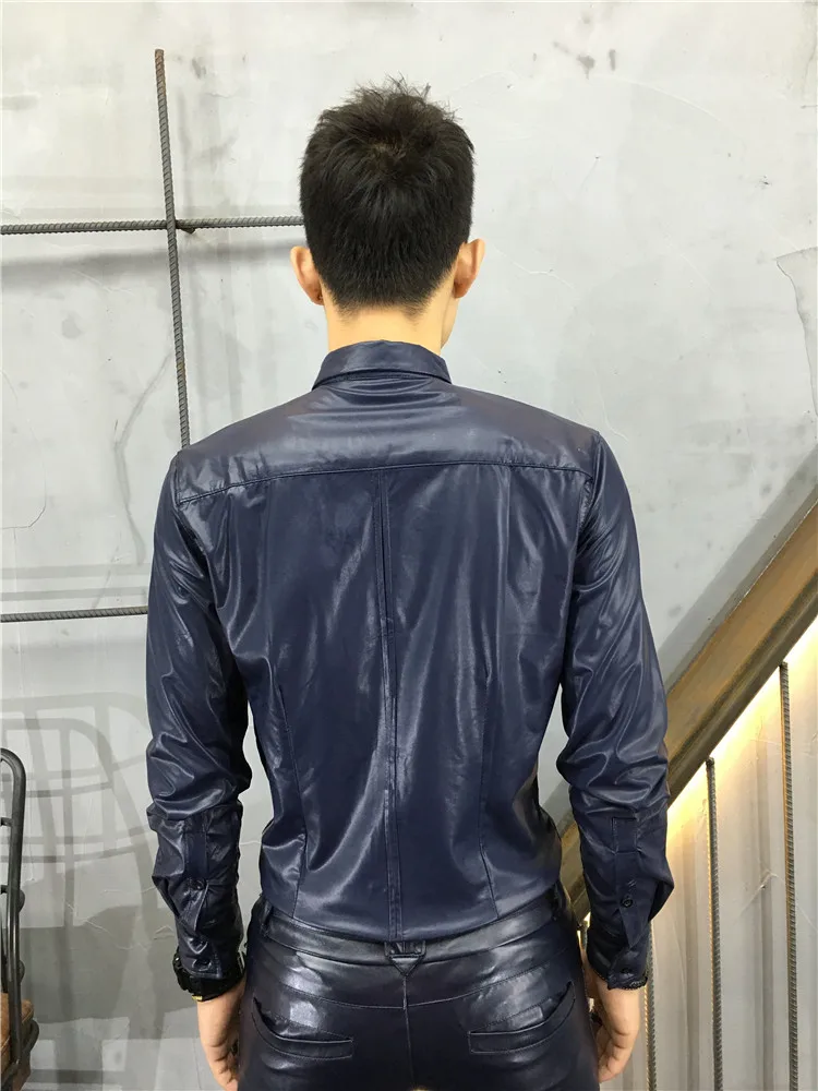 S 5XL 2018 новая мужская одежда Парикмахерская GD Высококачественная Модная тонкая