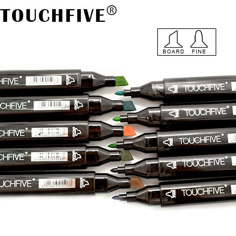 30 шт. Маркеры Ручка TOUCHFIVE Находчивый Маркер Finecolour маркеры рисунок фломастерами