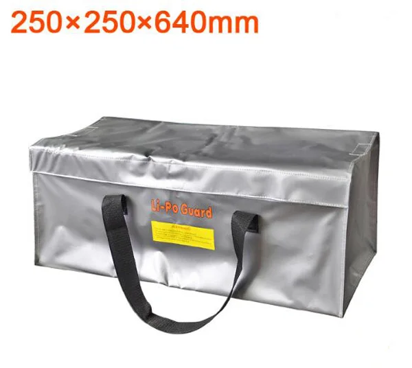 

High Quality Fireproof Explosion-proof RC LiPo Battery Safety Bag Safe Guard multifunctional Storage Case 64x25x25cm With Handle