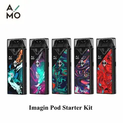 Pod Vape комплект оригинальный OVNS aimo Imagin электронная сигарета комплект 1100 мАч батарея 2 мл 1.2ohm Pod система испаритель VS Minifit комплект