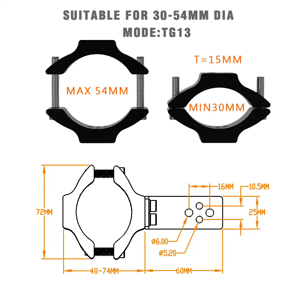 Di/áMetro del Tubo de la Horquilla Universal juste para 41Mm // BSA Negro Universal Cimoto Soportes de Faros de Motocicleta Modelos 39Mm //