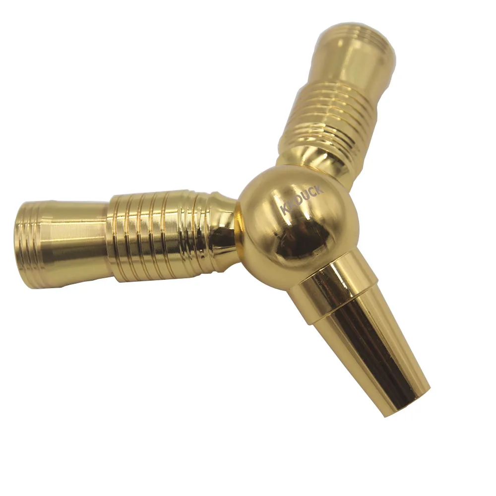 1 шт Золото серебро алюминий адаптер шланга для кальяна от до 2 разветвитель
