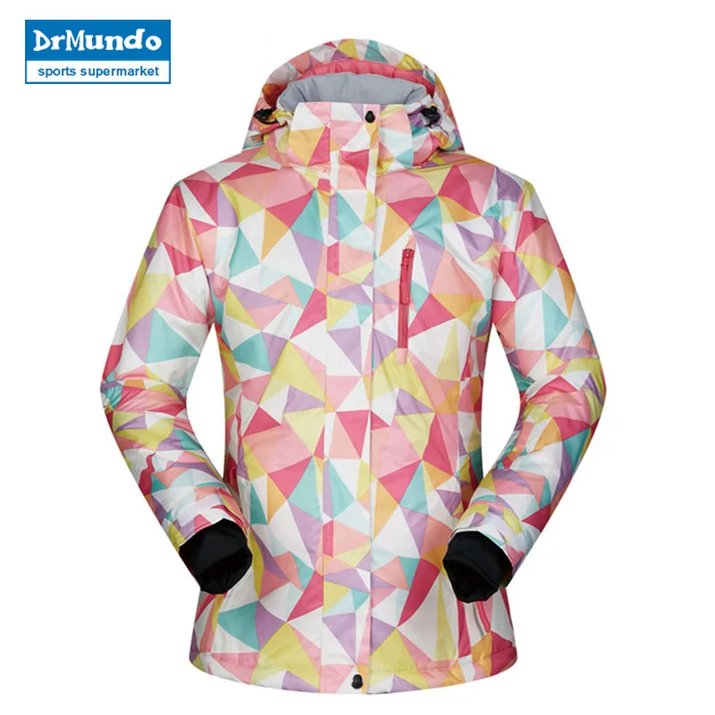 

Women's Snowboard Jacket Skiing 2018 New Women Snow Windproof Waterproof Breathable Colorful Clothes Winter jacket women ski