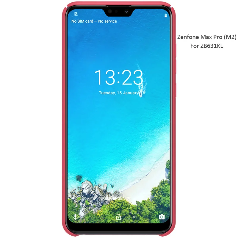 Nillkin Чехол матовый для Asus Zenfone Max Pro M2 ZB631KL жесткий Пластик задняя крышка