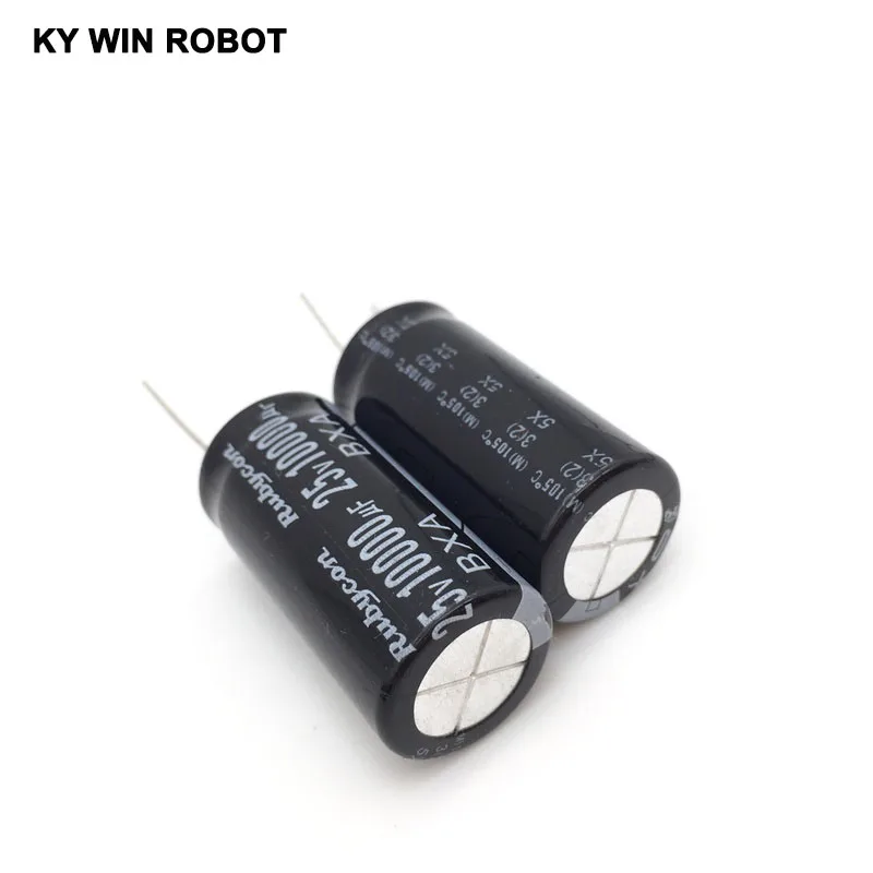 Aluminum Electrolytic Capacitor 25V / 10000 UF 25V/10000UF Electrolytic Capacitor Size 18*35 mm plug-in 25V 10000UF